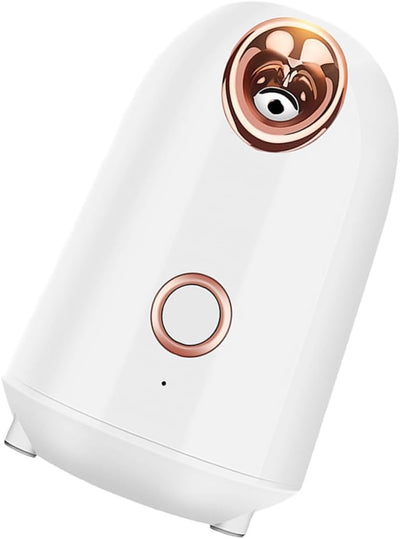 Moisturizing Facial Steamer and Humidifier Nano Hot Mist Face Spa Device for Hydrating Skin Opening Pores and Reducing Safe Material Us for Home Use
